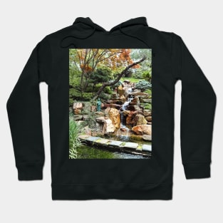 Japanese Garden in Autumn Hoodie